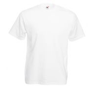 T-shirt Fruit of the Loom valueweight ronde hals white