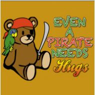 Perstransfer: Even a pirate need hugs (bear) 15x13 - W1