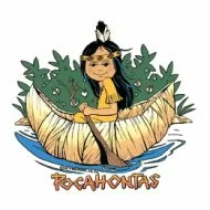 Perstransfer: Pocahontas in canoe 18x18 - H1