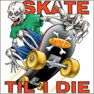 Perstransfer: Skate til i die 30x33- H1