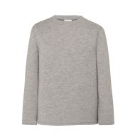 Kids T-shirt LS grey melange