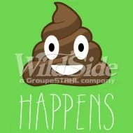 Perstransfer: Emoji poop happens 23x33- W1