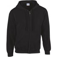 Heavy Blend Adult Full Zip Hooded Sweatshirt  3XL  black