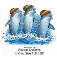 Perstransfer: Reggae dolfijnen 15x20- H1