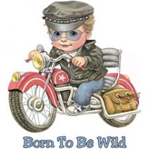 Perstransfer: Born to be wild/boy 15x15 - H2