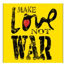Perstransfer: Make love not war 20x23- H1