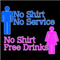 Perstransfer: No shirt no service - no shirt 23x20 - W1