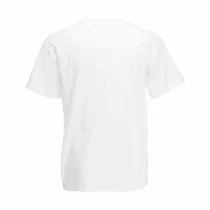 T-shirt Fruit of the Loom ronde V-hals-white