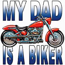Perstransfer: My dad is a biker 18x23- H1
