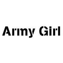 Army Girl.  ca. 31 x 6 cm
