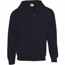 Heavy Blend Adult Full Zip Hooded Sweatshirt L navy