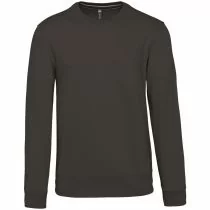 Heren sweater met ronde hals XL dark grey